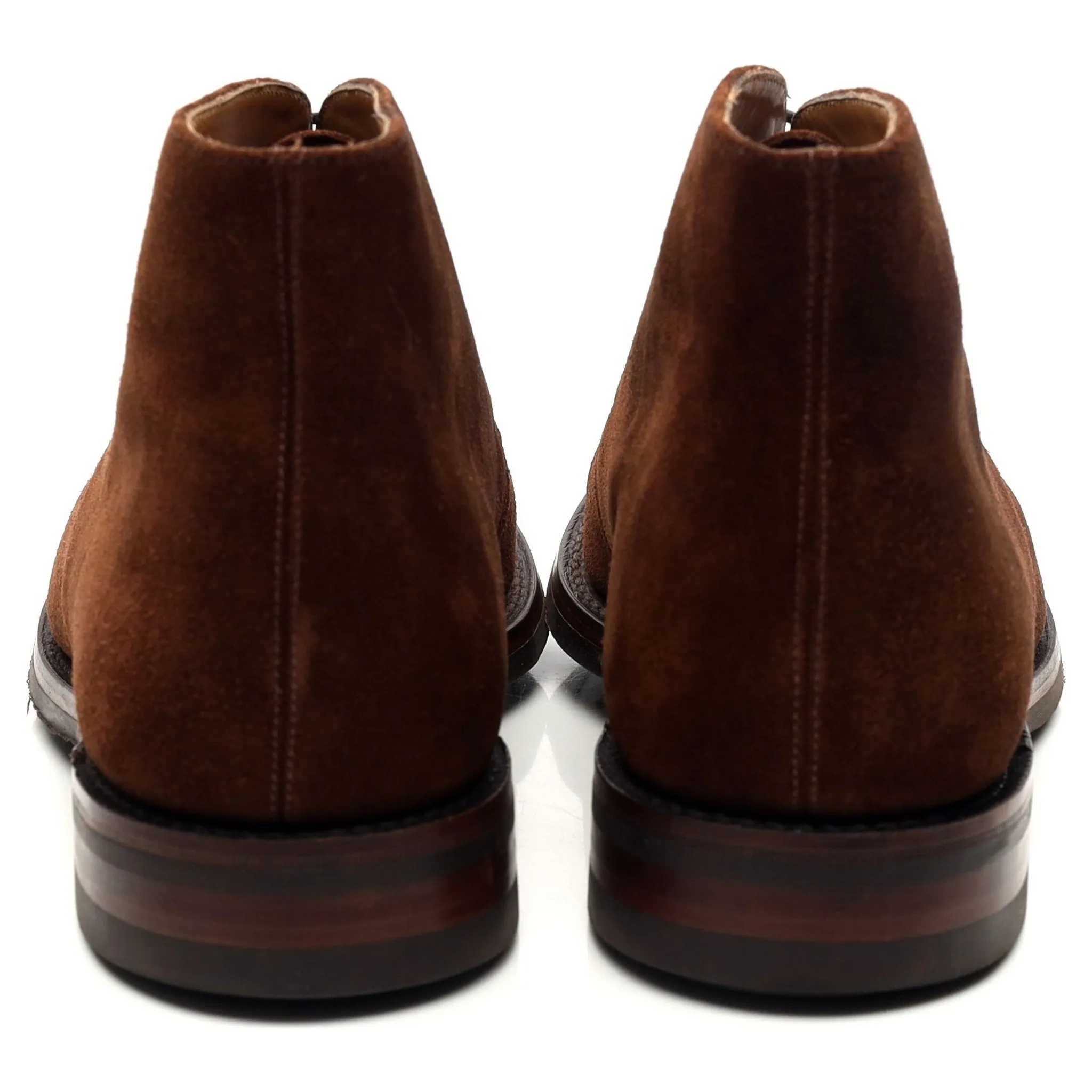 1880 'Kempton' Brown Suede Chukka Boots UK 8.5 F