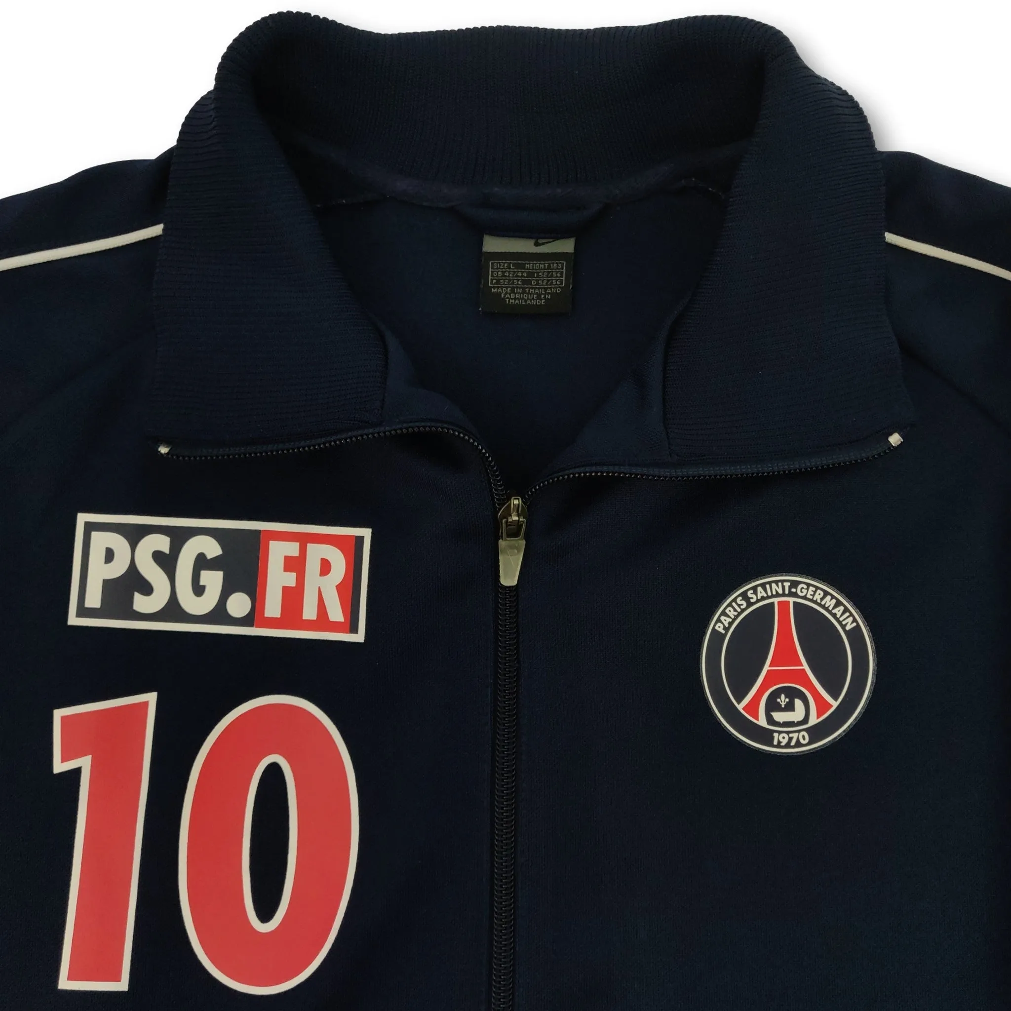 2002-03 navy PSG Nike Ronaldinho #10 jacket