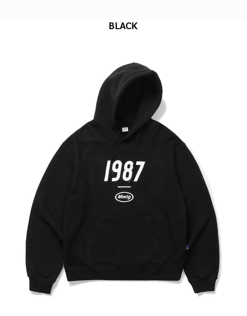 87MM  |Street Style Long Sleeves Plain Cotton Logo Hoodies