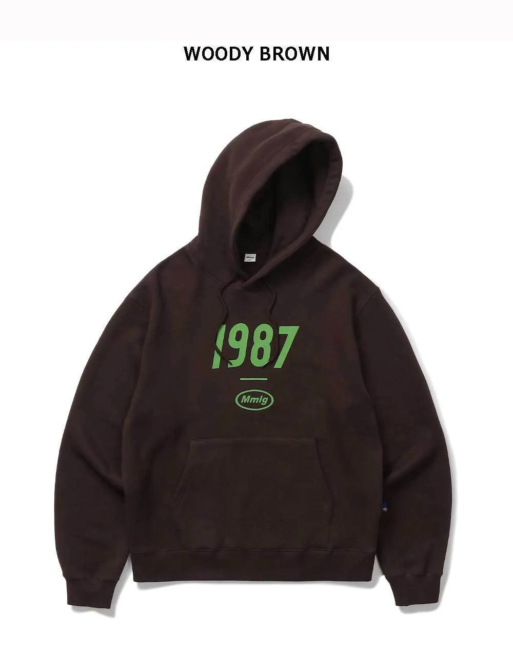 87MM  |Street Style Long Sleeves Plain Cotton Logo Hoodies