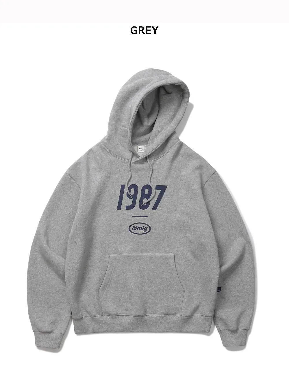 87MM  |Street Style Long Sleeves Plain Cotton Logo Hoodies