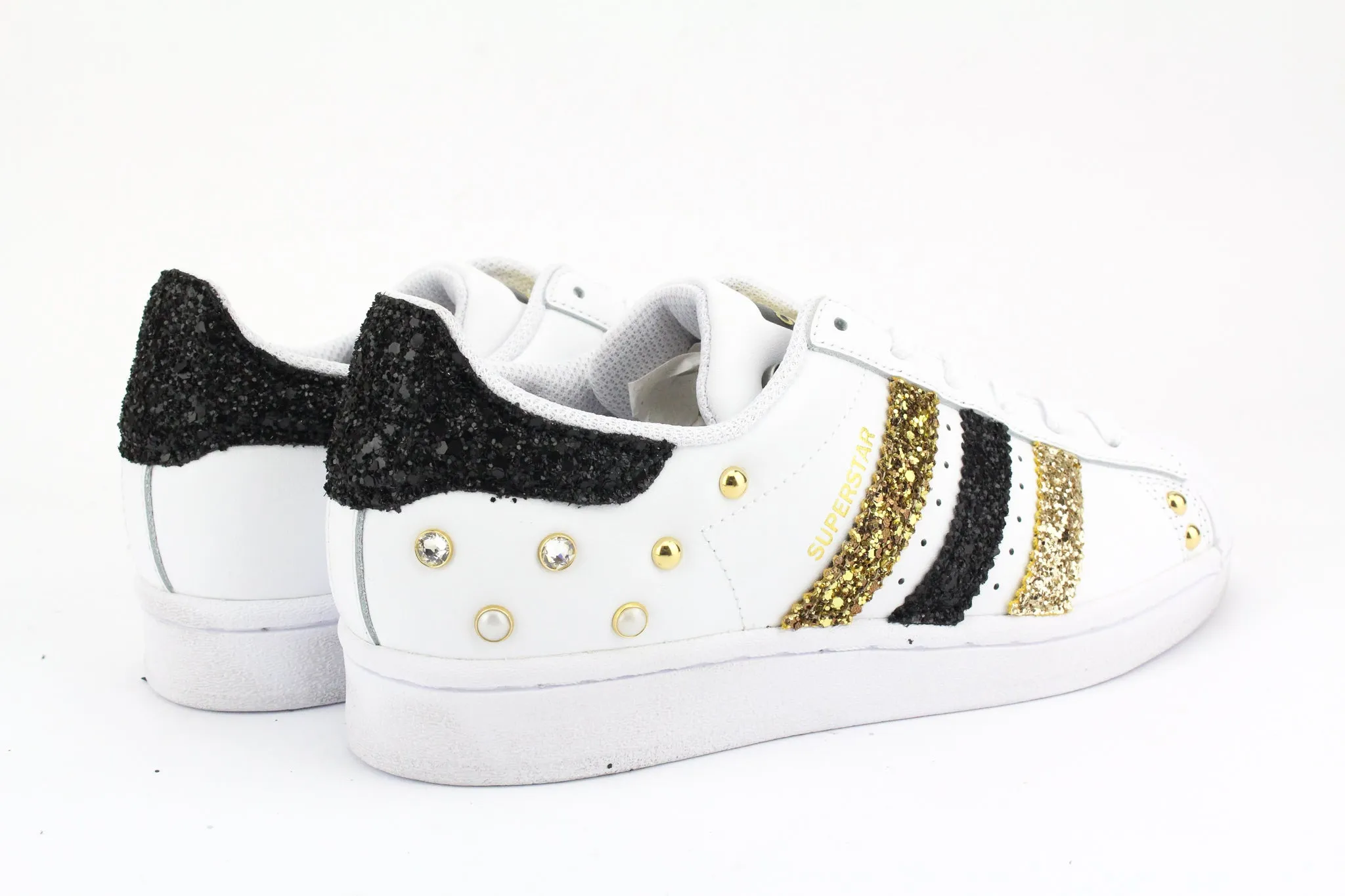 Adidas Superstar Multiglitter Gold & Borchie