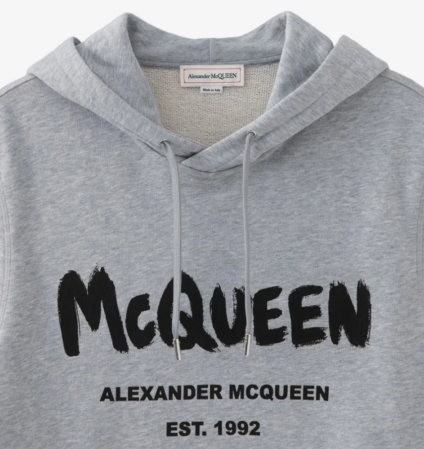 alexander mcqueen  |Street Style Logo Hoodies