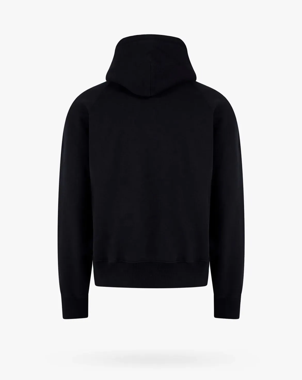 AMI PARIS  |Long Sleeves Plain Cotton Logo Hoodies & Sweatshirts