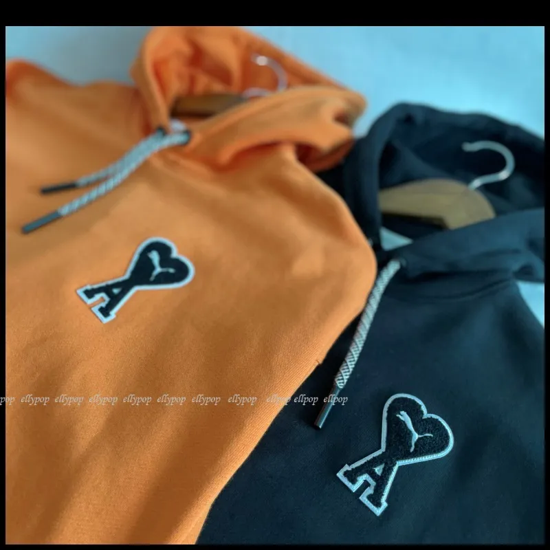 AMI PARIS  |Unisex Street Style Collaboration Logo Designers Hoodies