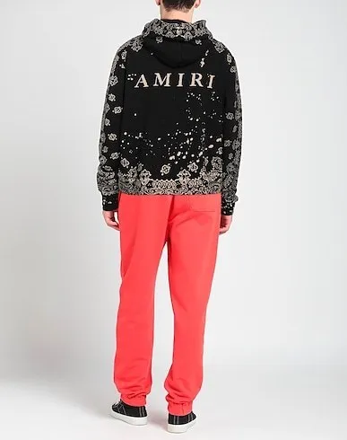 AMIRI  |Paisley Street Style Long Sleeves Cotton Logo Hoodies