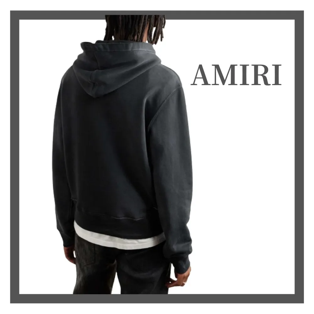 AMIRI  |Sweat Street Style Cotton Co-ord Logo Hoodies & Sweatshirts