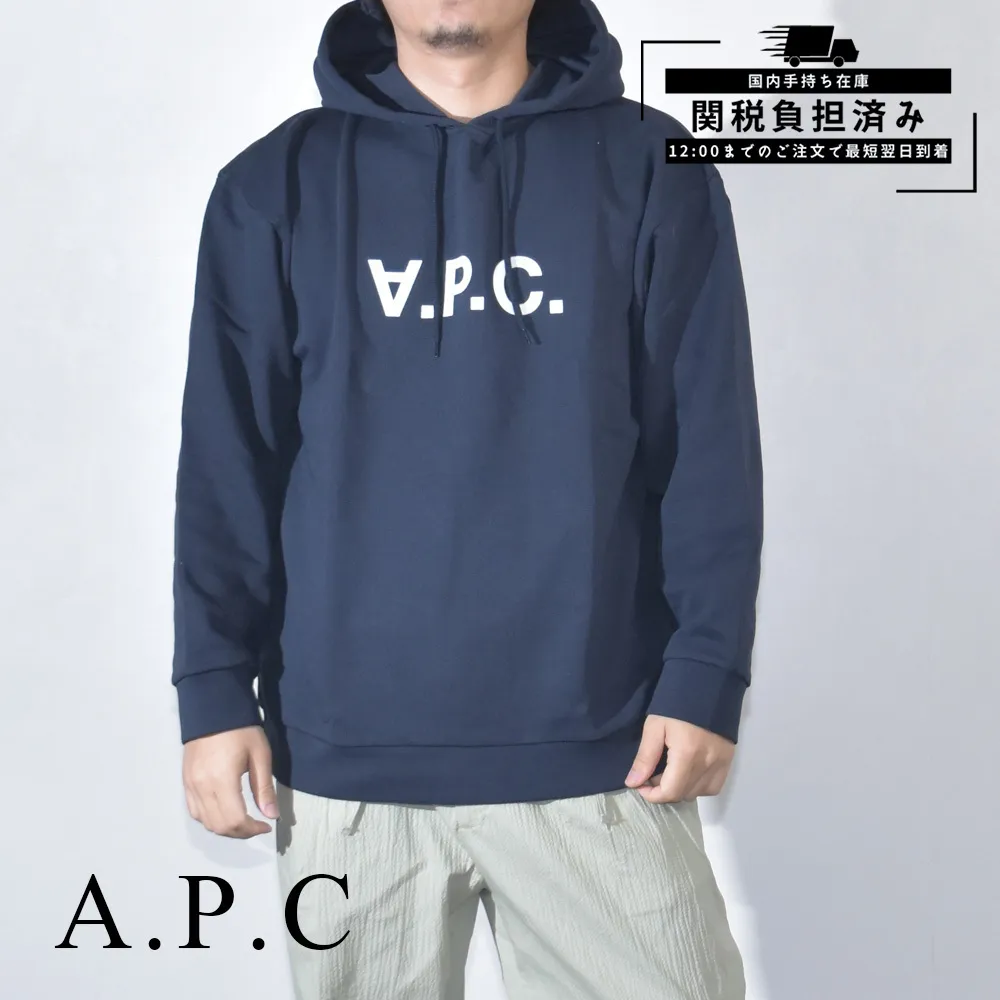 A.P.C.  |Street Style Long Sleeves Cotton Logo Designers Hoodies