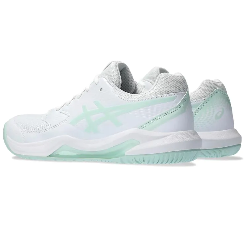 Asics GEL-DEDICATE 8 Womens Tennis Shoes - White/Pale Blue