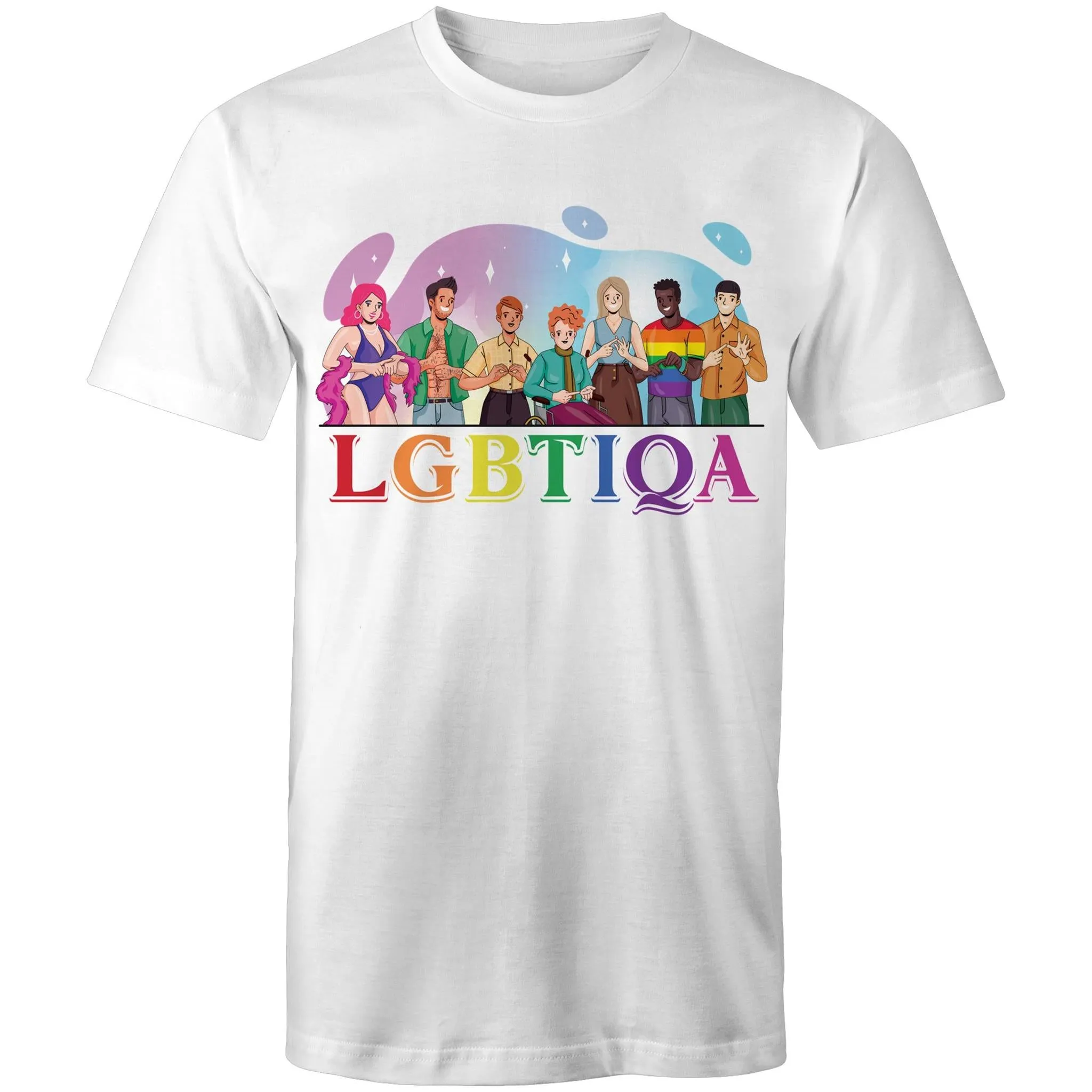 Auslan LGBTIQA T-Shirt Unisex (LG130)