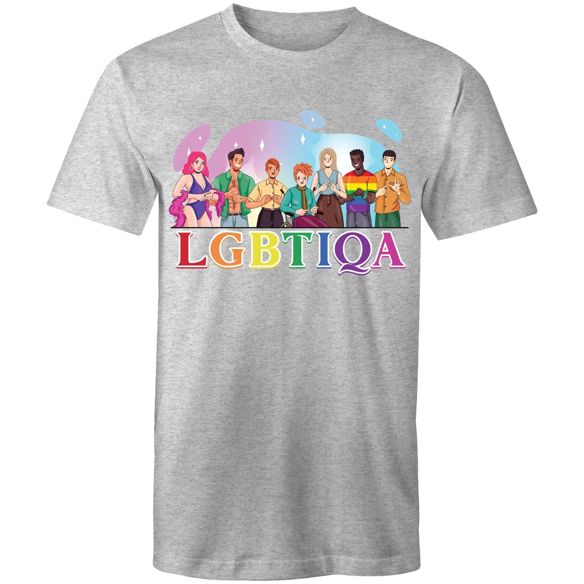 Auslan LGBTIQA T-Shirt Unisex (LG130)