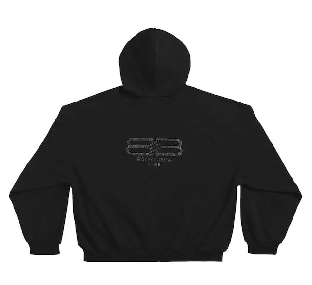 BALENCIAGA  |Street Style Logo Hoodies & Sweatshirts