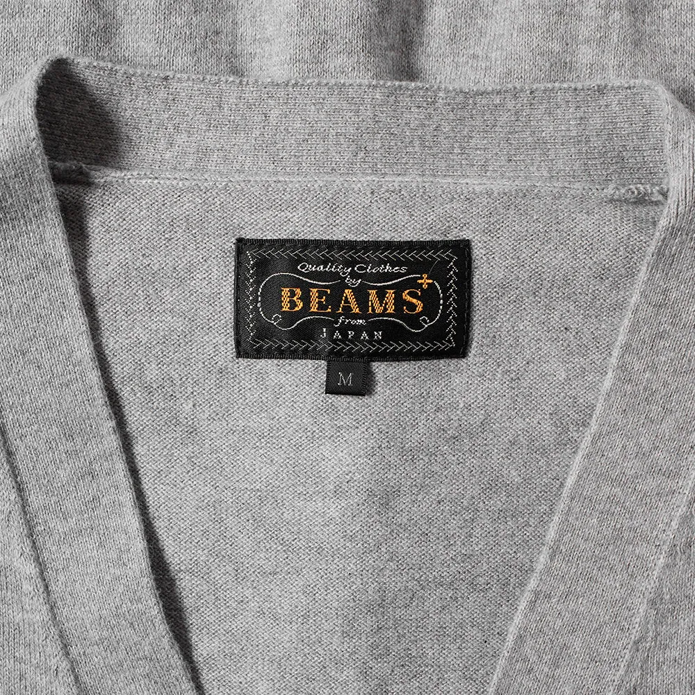 Beams Plus Cashmere CardiganGrey