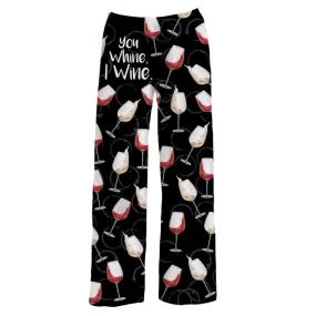 Brief Insanity Unisex Whine/Wine PJ Pants