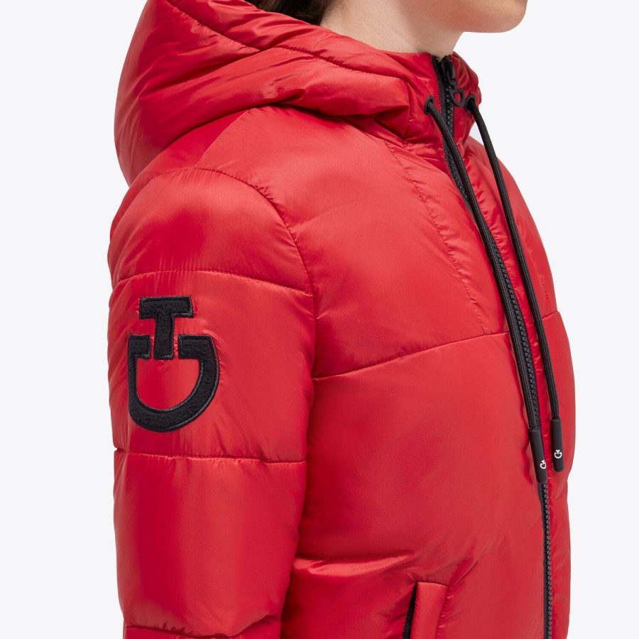 Cavalleria Toscana Unisex zip puffer 3600 Red