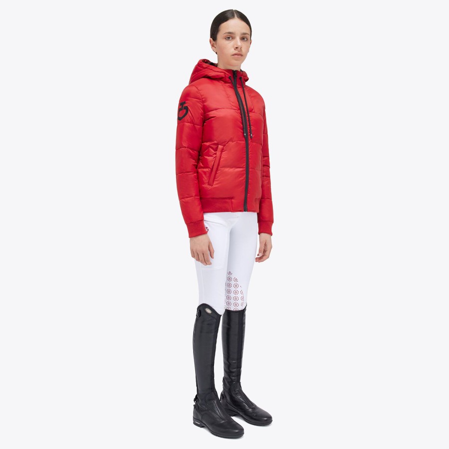 Cavalleria Toscana Unisex zip puffer 3600 Red