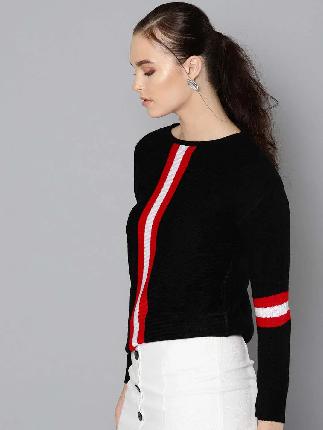 Centre Stripe Sweater