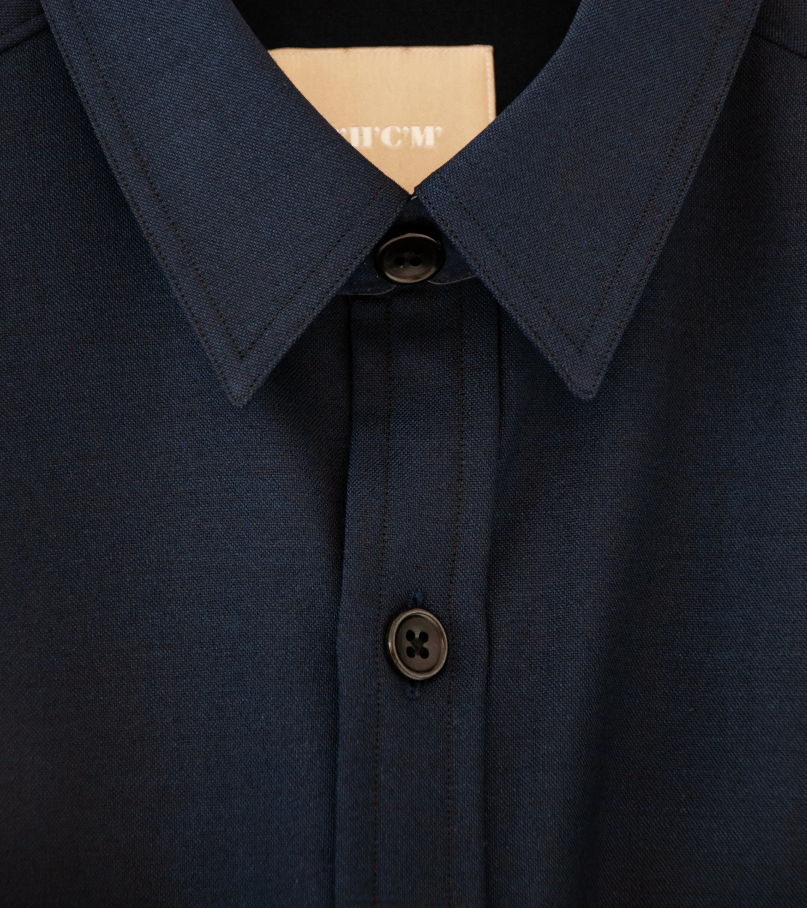 C'H'C'M' 'Work Shirt' (Navy Technical Wool)