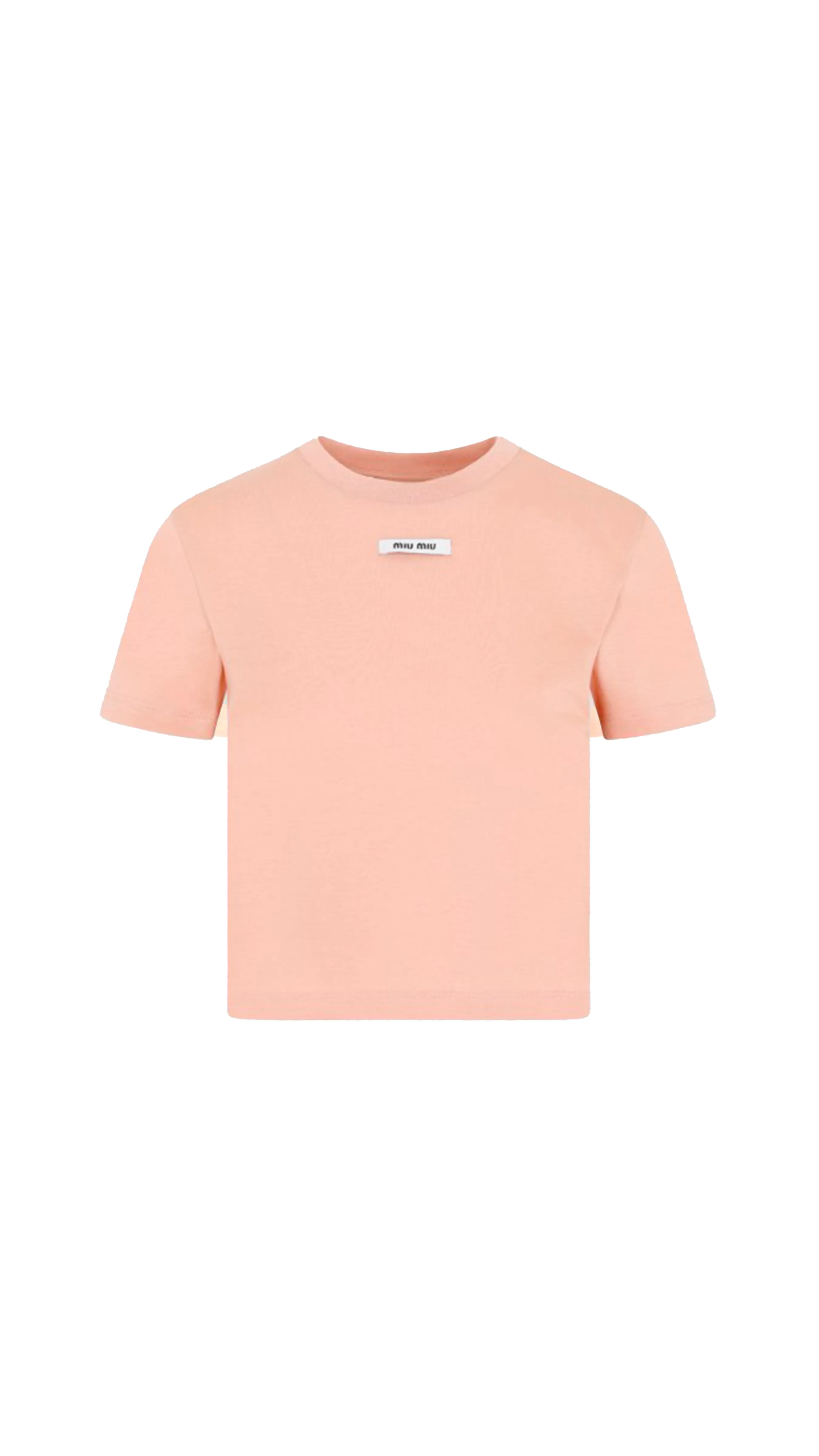 Classic Crew-Neck T-shirt - Powder Pink