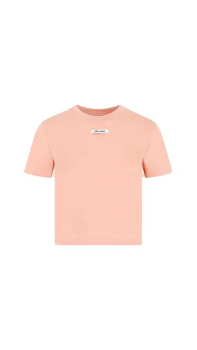 Classic Crew-Neck T-shirt - Powder Pink