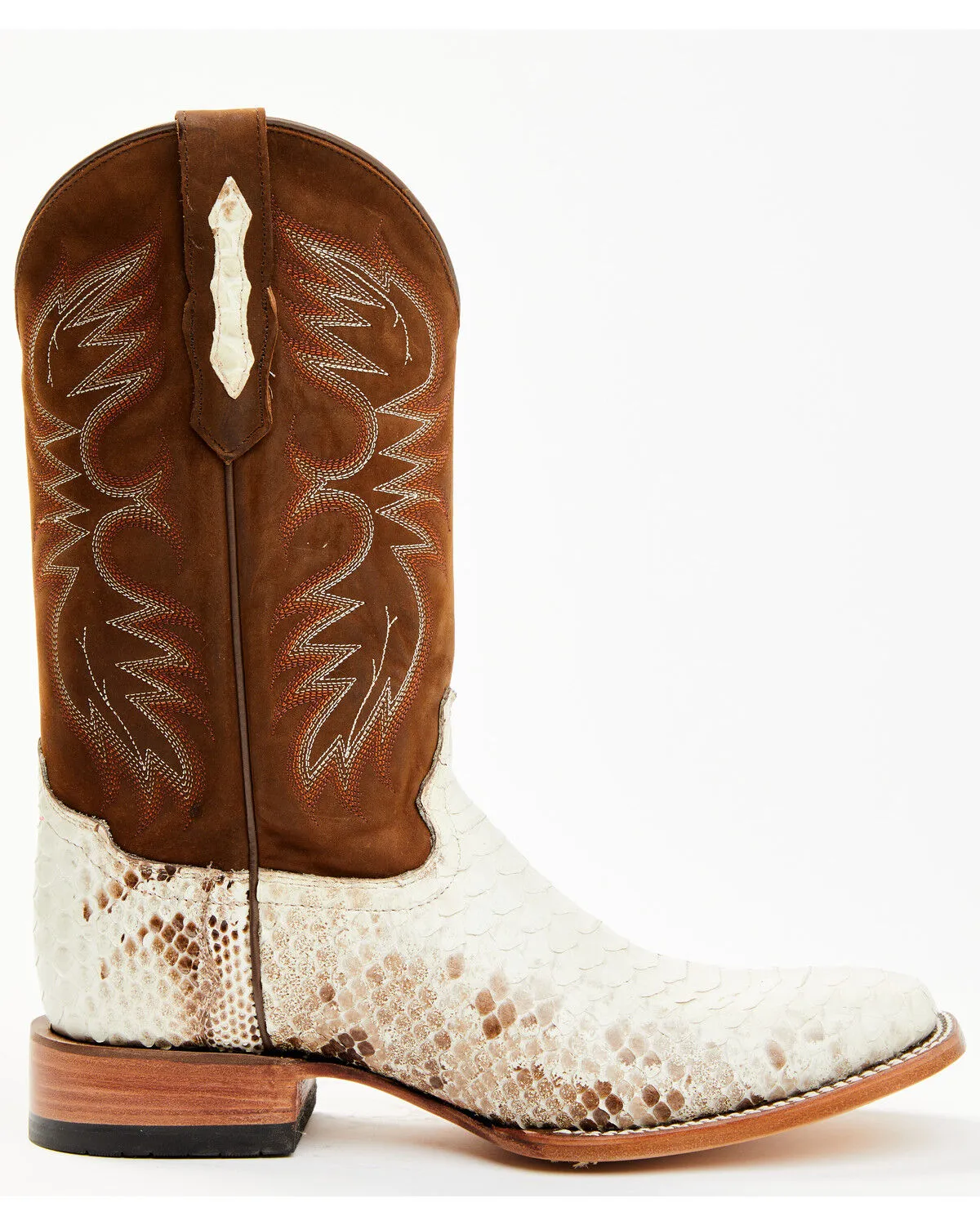 Cody James Men's Bone Python Exotic Western Boot - Broad Square Toe