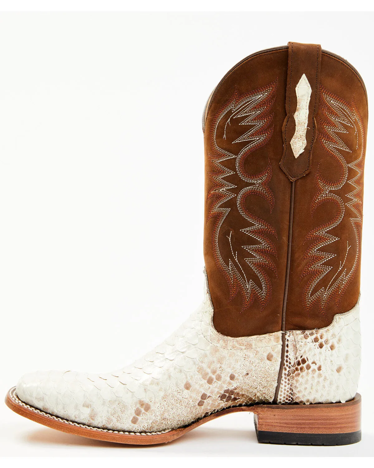 Cody James Men's Bone Python Exotic Western Boot - Broad Square Toe