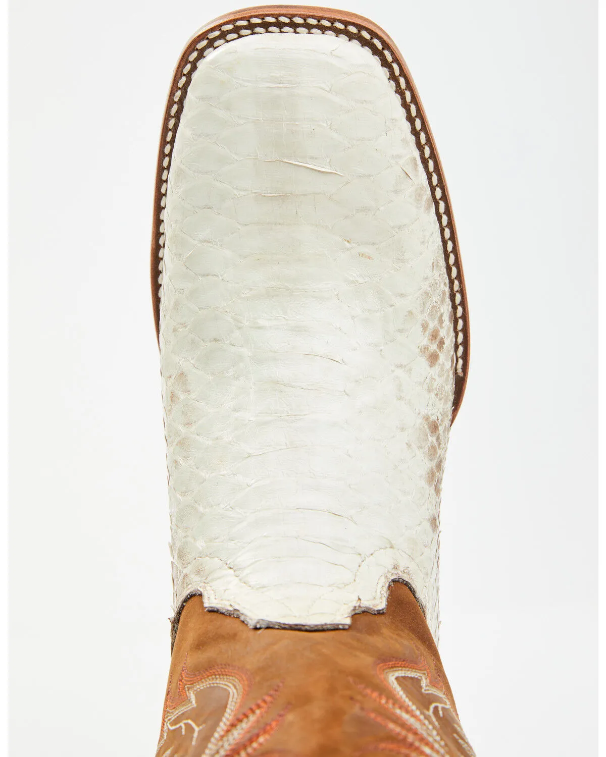 Cody James Men's Bone Python Exotic Western Boot - Broad Square Toe