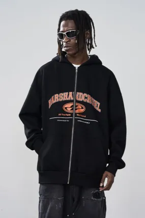 College Logo Zip-Up Hoodie