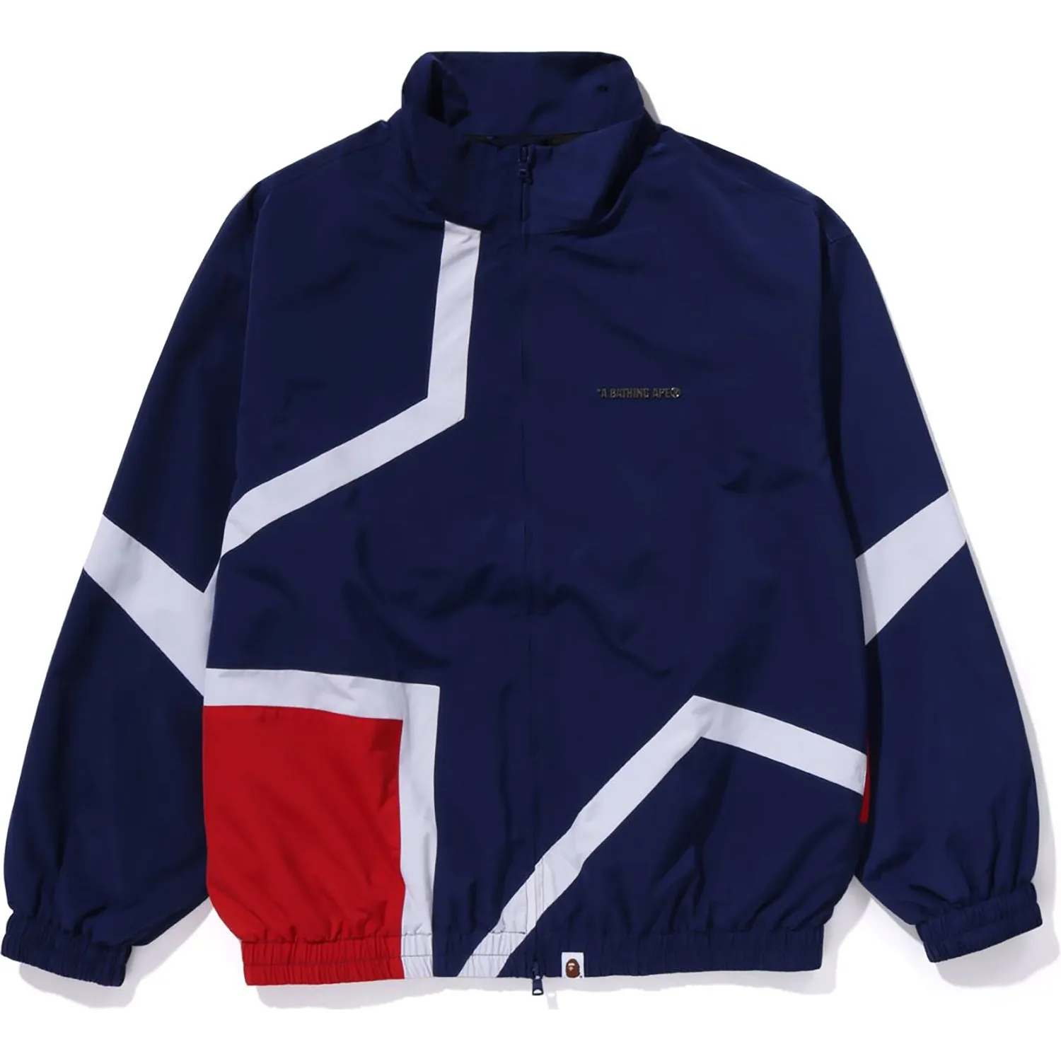 COLOR BLOCKING METAL LOGO PIN TRACK JACKET MENS