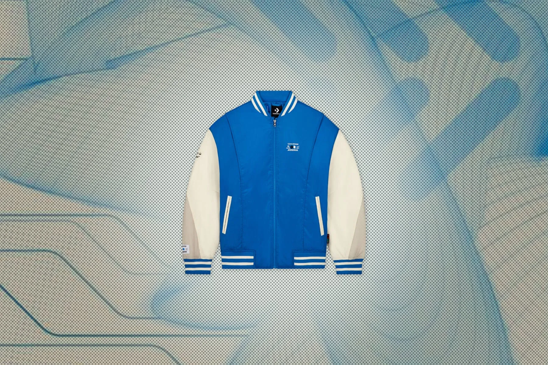 Converse x Ader Error Shapes Varsity Jacket - Cobalt