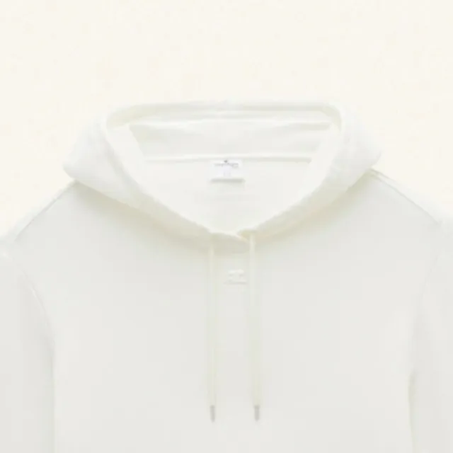 Courreges  |Unisex Street Style Plain Cotton Logo Hoodies & Sweatshirts