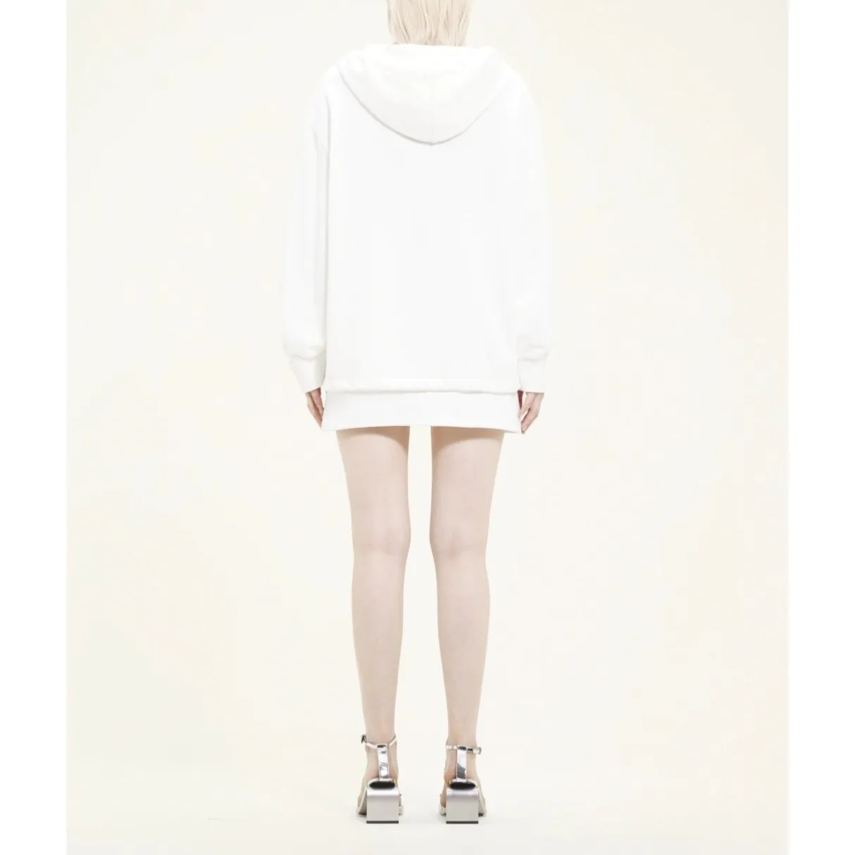 Courreges  |Unisex Street Style Plain Cotton Logo Hoodies & Sweatshirts