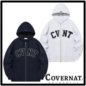 COVERNAT  |Unisex Street Style Logo Hoodies