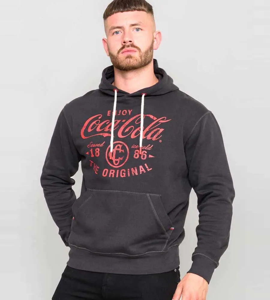 D555 Mens Official Coca-Cola Printed Hoodie (HOUNSLOW)