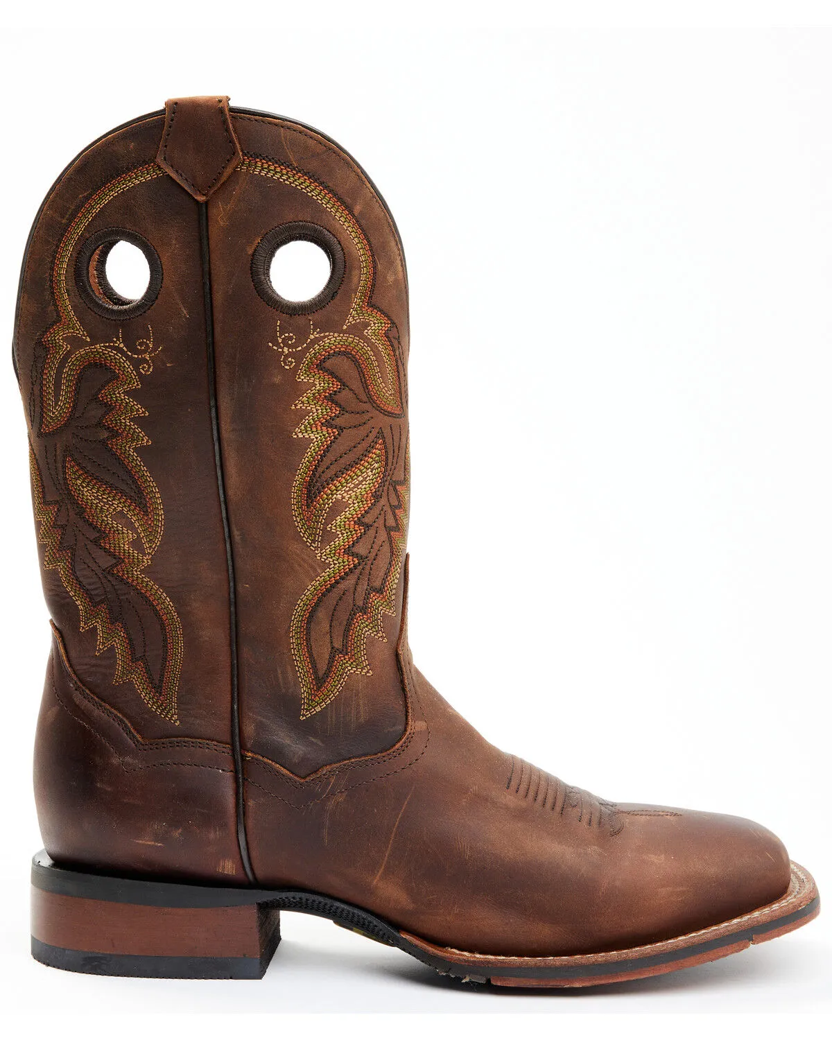 Dan Post Men's Leon Crazy Horse Performance Western Boot - Broad Square Toe