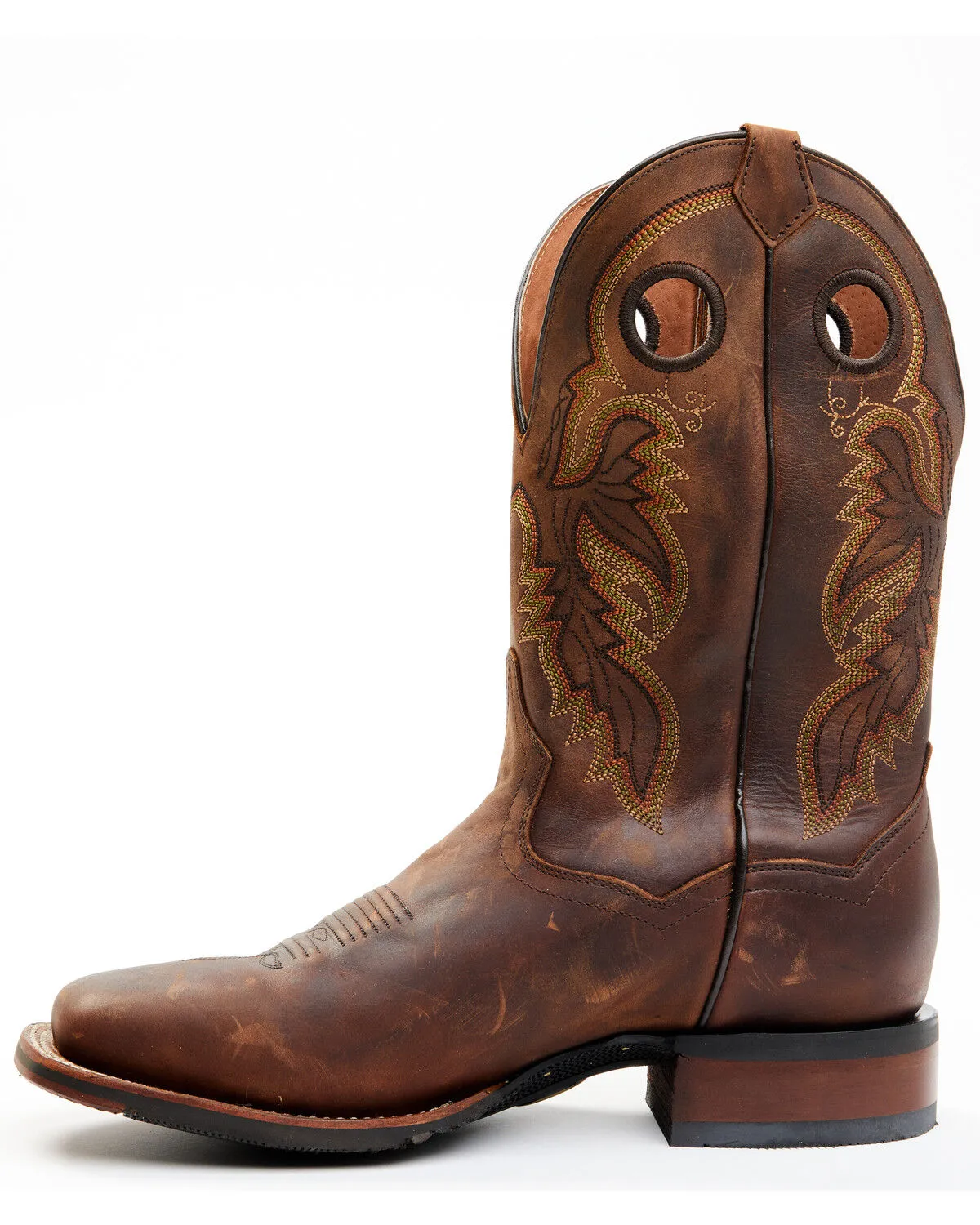 Dan Post Men's Leon Crazy Horse Performance Western Boot - Broad Square Toe