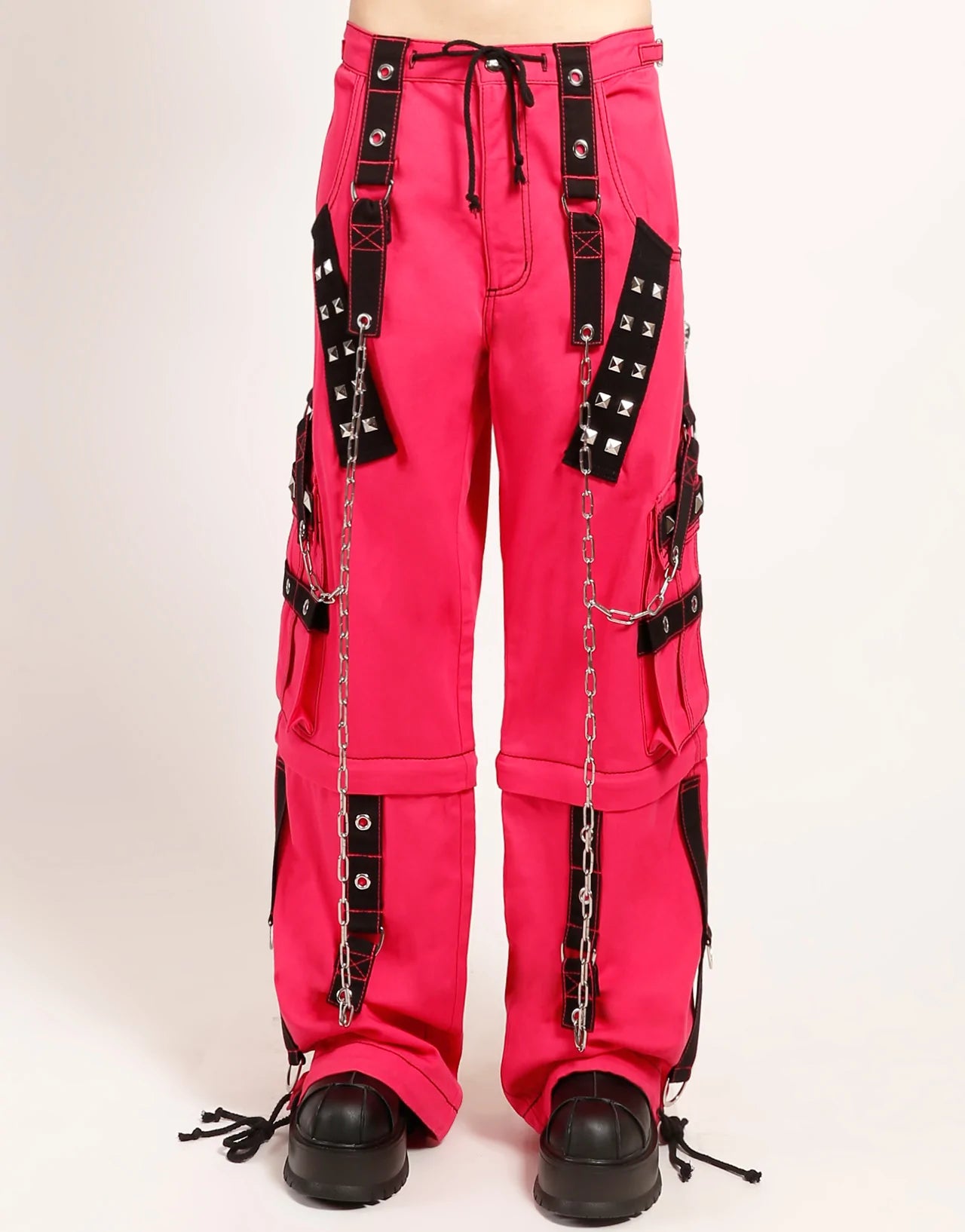 Dark Cuff Pant Pink/Blk