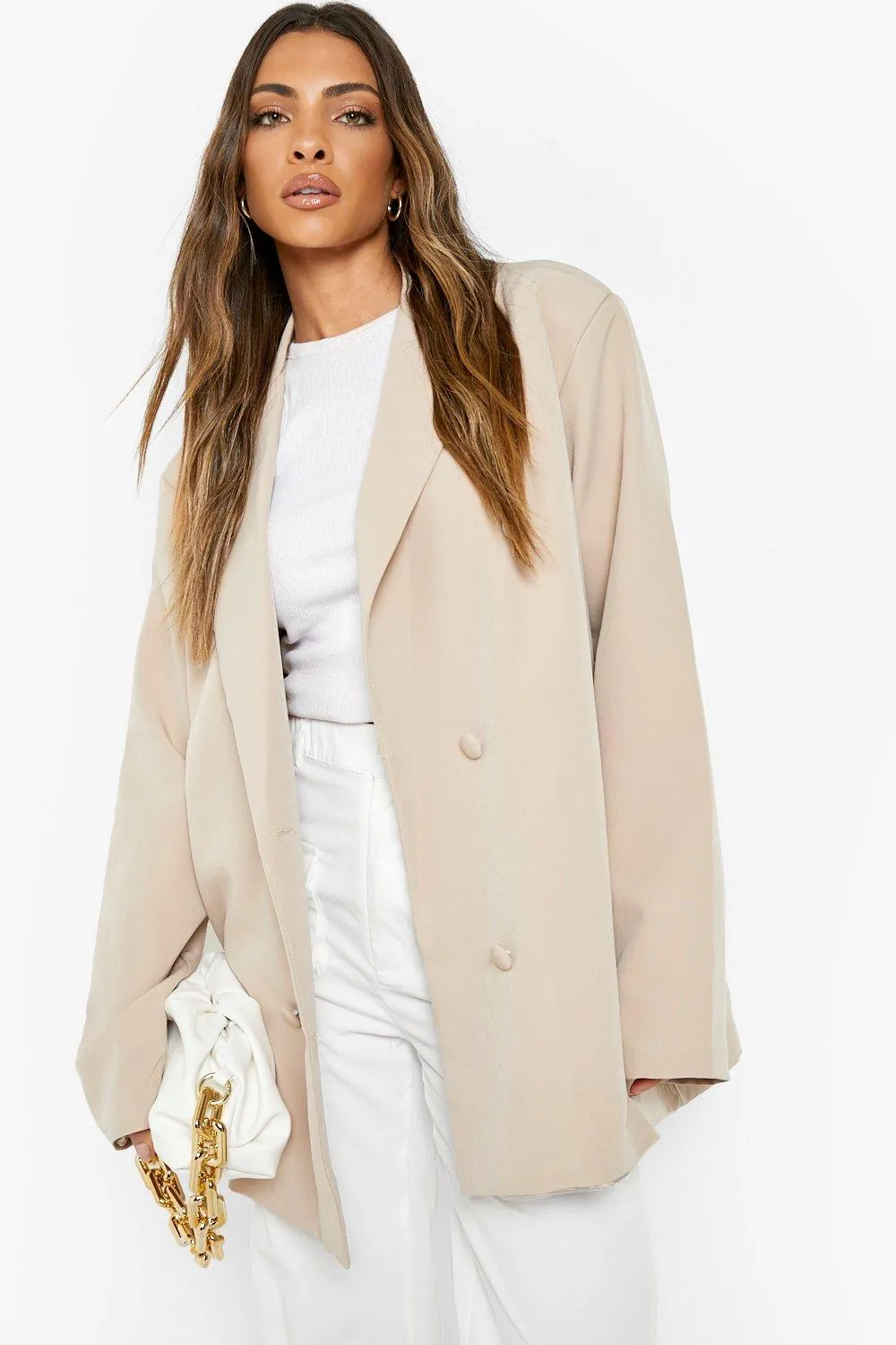 Double Breasted Oversized Blazer