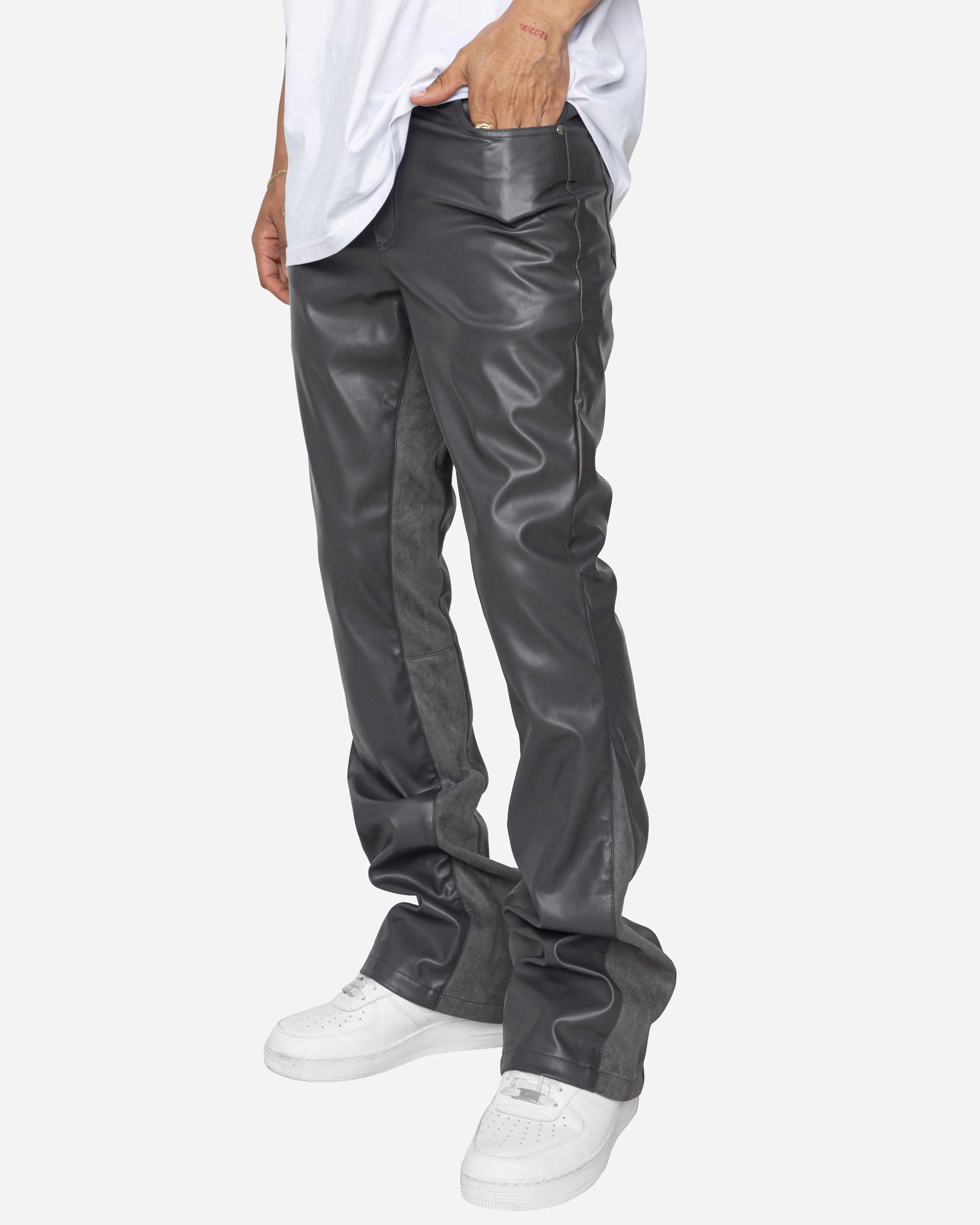 EPTM JALEN FLARE PANTS-GREY