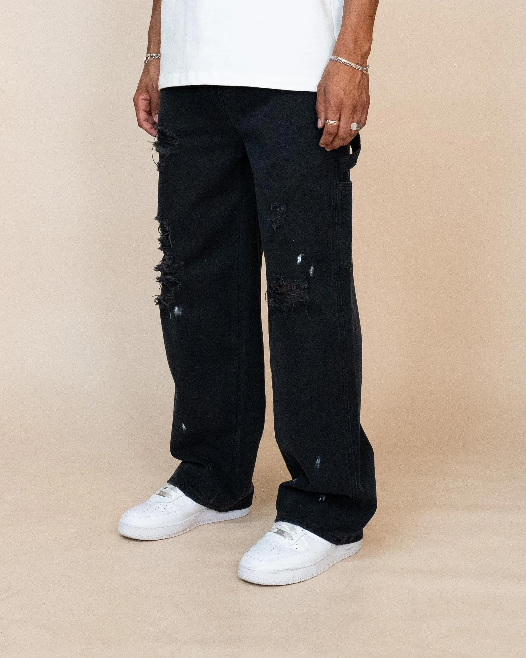 EPTM VINTAGE CARPENTER PANTS - BLACK