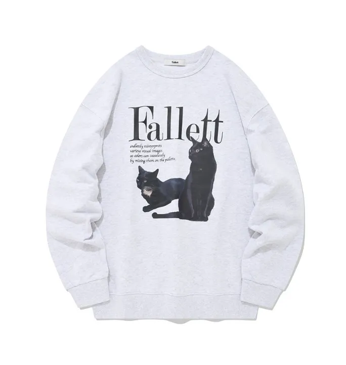 Fallett  |Unisex Long Sleeves Cotton Medium Logo Hoodies & Sweatshirts