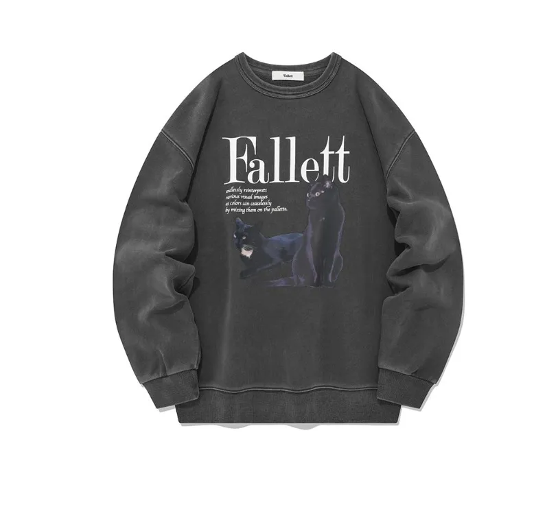 Fallett  |Unisex Long Sleeves Cotton Medium Logo Hoodies & Sweatshirts