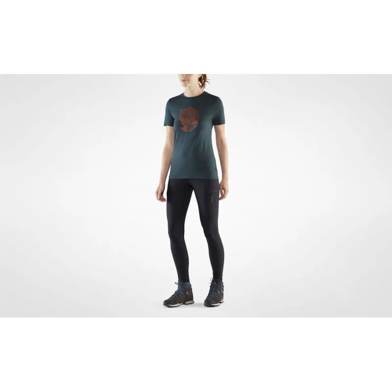 Fjällräven  Abisko Wool Fox SS - T-shirt - Donna