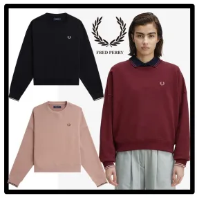 FRED PERRY  |Unisex Street Style Collaboration Logo Hoodies & Sweatshirts