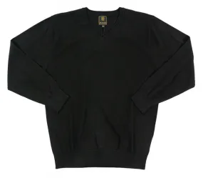 F/X Fusion Black LS V-Neck Sweater 