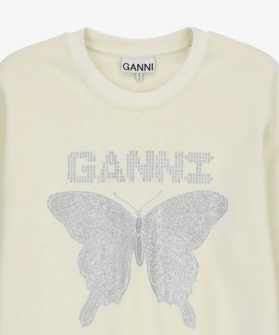 Ganni  |Street Style Logo Hoodies & Sweatshirts