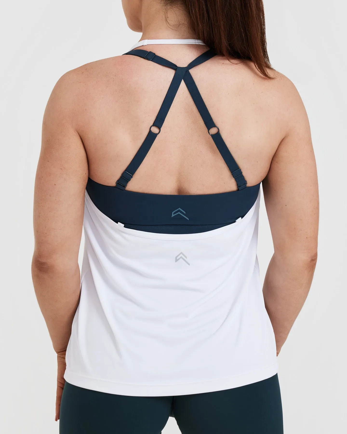 Go To Strappy Loose Vest | White