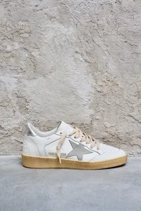 GOLDEN GOOSE Sneakers donna Ball Star con stella grigio ghiaccio