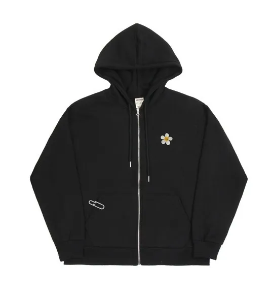 GRAVER  |[GRAVER]★FLOWER DOT EMBROIDERY HOODED ZIP-UP