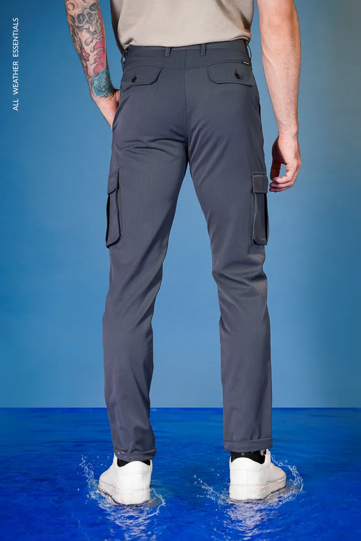 Grey All Weather Essential Cargo Stretch Pants